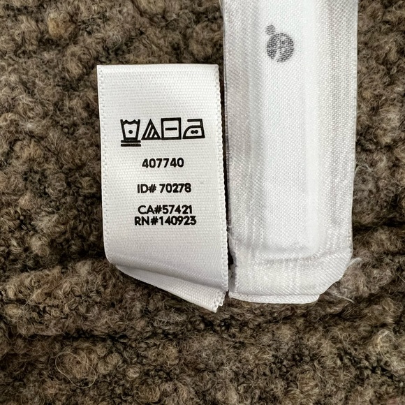 LOFT Italian Yarn Wool Blend Open Cardigan Medium Petite - Picture 7 of 14